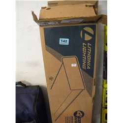 2 BOXES OF 4' FT 2 LAMP SURFACE MOUNTING LIGHTING