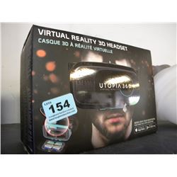 UTOPIA 360 VIRTUAL REALITY 3D HEADSET FOR SMARTPHONE
