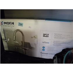BOXED MOEN STAINLESS KITCHEN FAUCET
