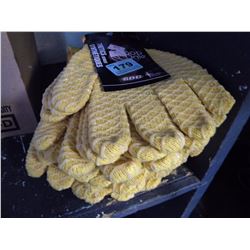 3 LOTS OF RUBBERIZED WORK GLOVES