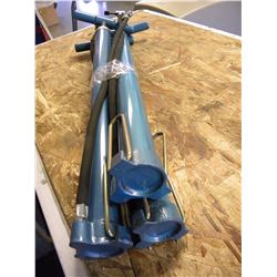 3 BLUE BICYCLE PUMPS