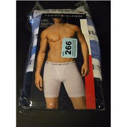 3 PACK OF TOMMY HILLFIGER BOXER BRIEFS SIZE LARGE