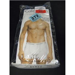3 CALVIN KLEIN BOXER BIEFS SIZE SMALL