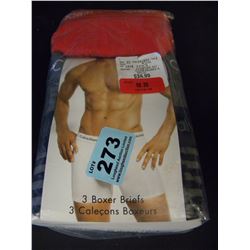3 CALVIN KLEIN BOXER BRIEFS SIZE LARGE