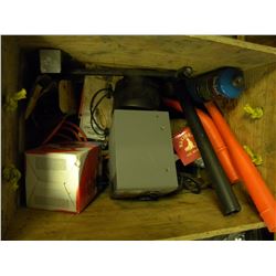 WOODEN CRATE OF MISC