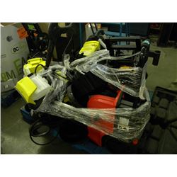 LARGE PALLET OF ASSORTED PRESSURE WASHERS