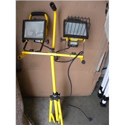 DUEL WORK LIGHT ON STAND