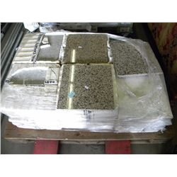 1 LOT OF WHITE TILES/5 LOTS OF BROWN TILES