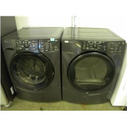 GREY KENMOORE MATCHING FRONT LOAD WASHER AND DRYER