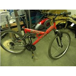 RED ARASHI MOUNTAIN BIKE NO SEAT