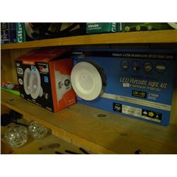LOT OF KNIVES/LED RECESSED LIGHTING