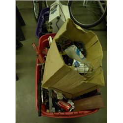 2 BOXES OF MISC TOOLS