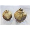 Image 2 : TWO POTTERY LIDED CONTAINERS BY GARY CHERNOFF FROM SALT SPRING ISLAND
