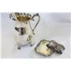 Image 2 : SILVER PLATE PITCHER AND LIDDED DISH