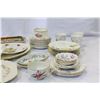 Image 2 : LOT OF CHINA CUPS, SAUCERS AND SERVING PIECES