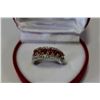 Image 1 : 14 KT WHIE GOLD AND RUBY RING RETAIL $500
