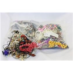 TWO LARGE BAGS OF JEWELLRY