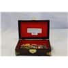 Image 1 : EASTERN JEWELLRY BOX WITH CONTENTS