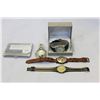 Image 1 : FOUR MENS WATCHES AND CIGARETTE CASE