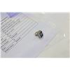 Image 2 : .925 STERLING BLUE TOPAZ RING RETAIL $200
