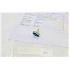 Image 2 : .925 SILVER LONDON BLUE RING RETAIL $200