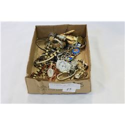 LOT OF WATCHES AND JEWELLRY