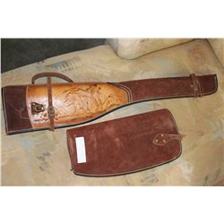 TOOLED LEATHER RIFLE CASE