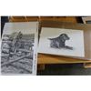 Image 2 : THREE UNFRAMED LIMITED EDITION PRINTS AND TWO MODERN PICTURE FRAMES