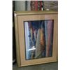 Image 1 : THREE LARGE FRAMED PRINTS