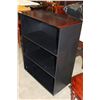 Image 2 : BLACK MODERN 2-TIER BOOKCASE