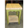 Image 1 : MAPLE BUTCHER BLOCK TOP TABLE