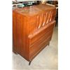 Image 2 : 5-DRAWER BURNISH WALNUT DRESSER