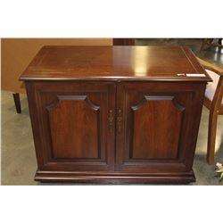 VINTAGE WALNUT 2 DOOR CABINET