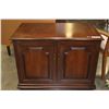 Image 1 : VINTAGE WALNUT 2 DOOR CABINET