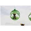 Image 2 : LOT OF HAND BLOWN GLASS BEAR MONKEY IN FOREST AND BEAR ORNAMENT