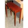 Image 3 : 1-DRAWER MAHOGANY FINISH BOMBAY HALL TABLE