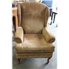 Image 1 : UPOLSTERED WING BACK CHAIR