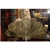 Image 2 : BRASS FIREPLACE SCREEN FANS OUT
