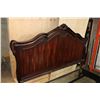 Image 3 : DESIGNER MAHOGANY FINISH KINGSIZE BED FRAME