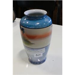 HAND PAINTED LUSTRE WARE VASE