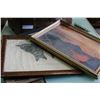 Image 2 : BOX OF VINTAGE PICTURES AND MIRRORS