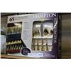 Image 2 : 65 PIECE 24K GOLD PLATE FLATEWARE SET
