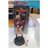 Image 2 : LIMITED EDITION MS. MARVEL PAINTED STATUE, CHIP ON BASE AND SCARF