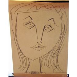 Pablo Picasso Pencil Drawing