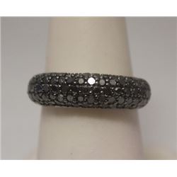 Stunning Black Silver Ring