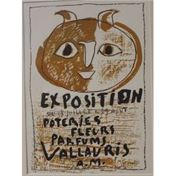 Exposition du 24 juillete au 29 aout lithograph -  Picasso