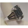 Image 3 : Elegant Blue Diamonds Silver Ring