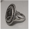 Image 2 : Fancy Black Diamonds Silver Ring