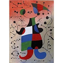 Nino Con Sombrero - Oil on Paper - Joan Miro