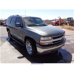 2001 - CHEVROLET TAHOE